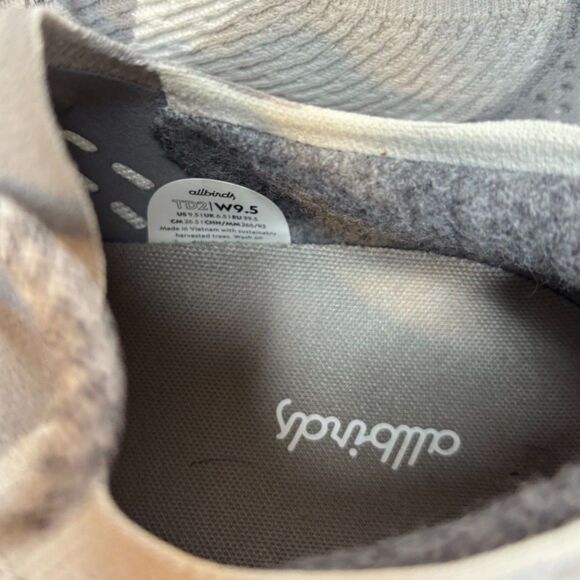 Allbirds Tree Dasher 2 Blizzard Camo Gray Knit Athletic Sneakers Shoes Womens - Picture 5 of 7